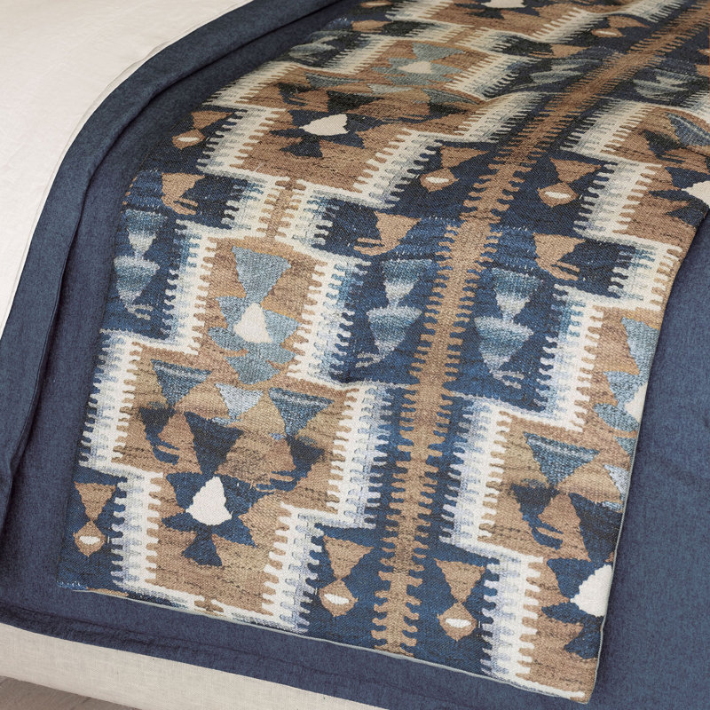 Higgins Ikat Bed Runner, Queen