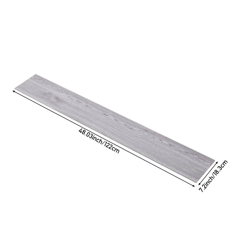 Auster 122cm L x 0.4cm Laminate Flooring, Light Grey