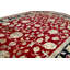 Tapis rouge et noir noué à la main de haute qualité