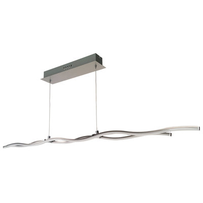 Borel 2-Light Kitchen Island Linear LED Pendant