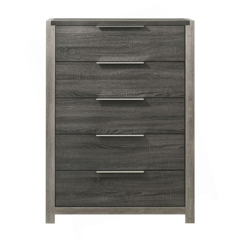 Commode de rangement moderne moderne 1 pièce, Gris