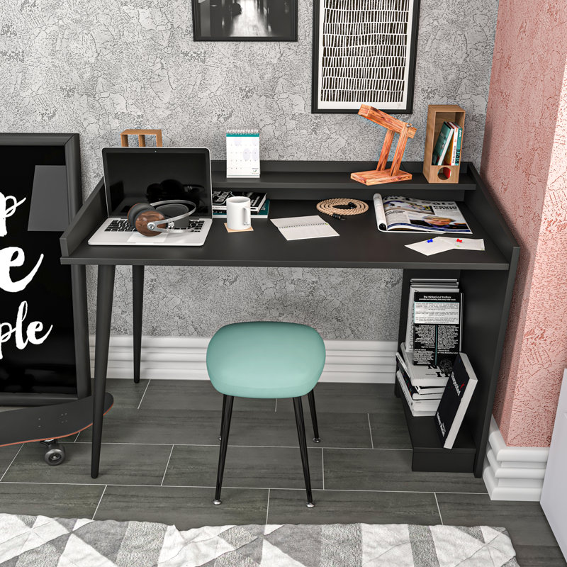 Kailee 120cm W Computer Desk, Black