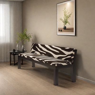 A Sponge Bench With Exquisite Patterned Backrests