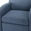 Fauteuil pivotant bleu Edie-611367723