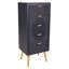 Schick 5 Drawer Bedside Table