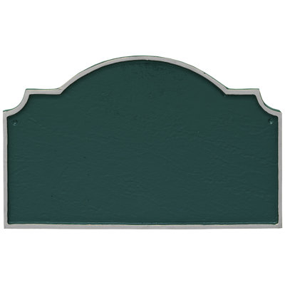 Plaque d’adresse murale sur 1 ligne vanderbilt