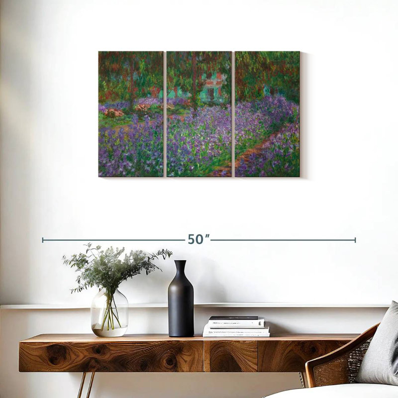 Senne, jardin de l'artiste à Giverny, 1900, H 20 po x l 33 po