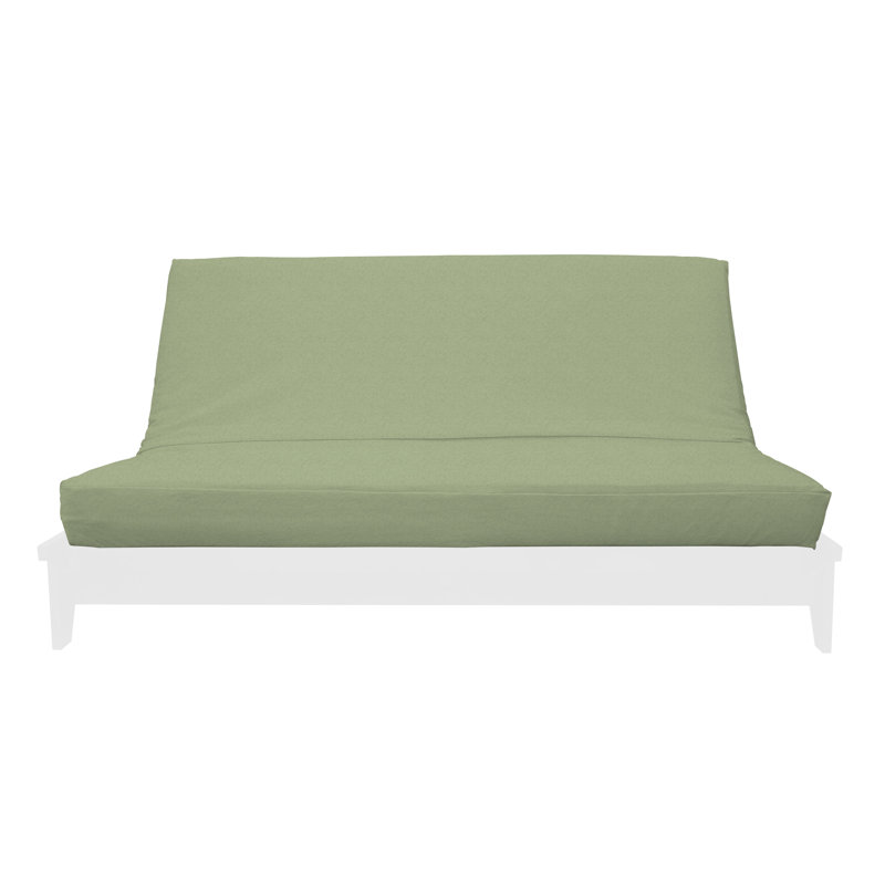 Housse de futon - texture chenille Samantha, Double, Chenille fougère