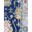 Tapis bleu marine unique de 2 pi 11 po x 20 pi 3 po