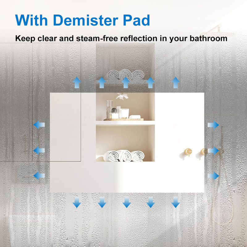 Aeja Rectangle Mirror, 70cm H x 50cm W
