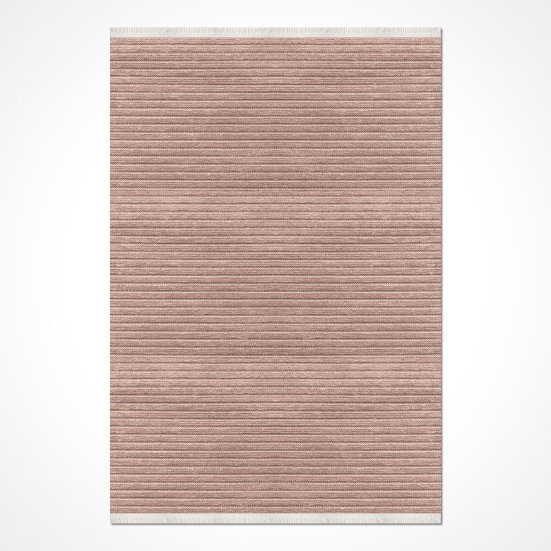 Tapis crème moderne antidérapant lavable à la machine, Rectangle 4 pi x 6 pi 7 po