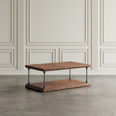 Jiyana Solid Wood Top Coffee Table