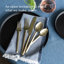 over&back Hand-Forged 18/8 Flatware Set - Service for 4-99316934