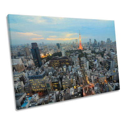 Tokyo Tower Japan - Wrapped Canvas Print