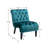Javita 22.83'' Wide Modern Armless Accent Living Room Chair / Leisure Chair,Upholstered Fabric Button Comfortable Chair with Wooden Legs-125444562-128212844