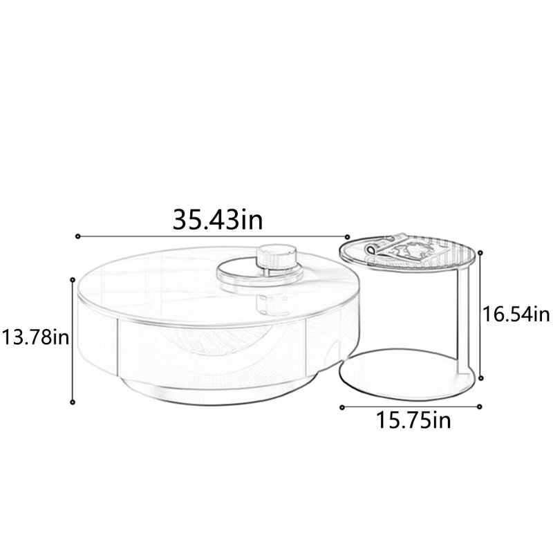 Rock board premium creative simple tea table