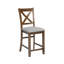 Ensemble de chaises à hauteur de comptoir pour 4 personnes, chaise de cuisine avec siège rembourré, tabouret de bar à hauteur de comptoir pour salle à manger-977803653