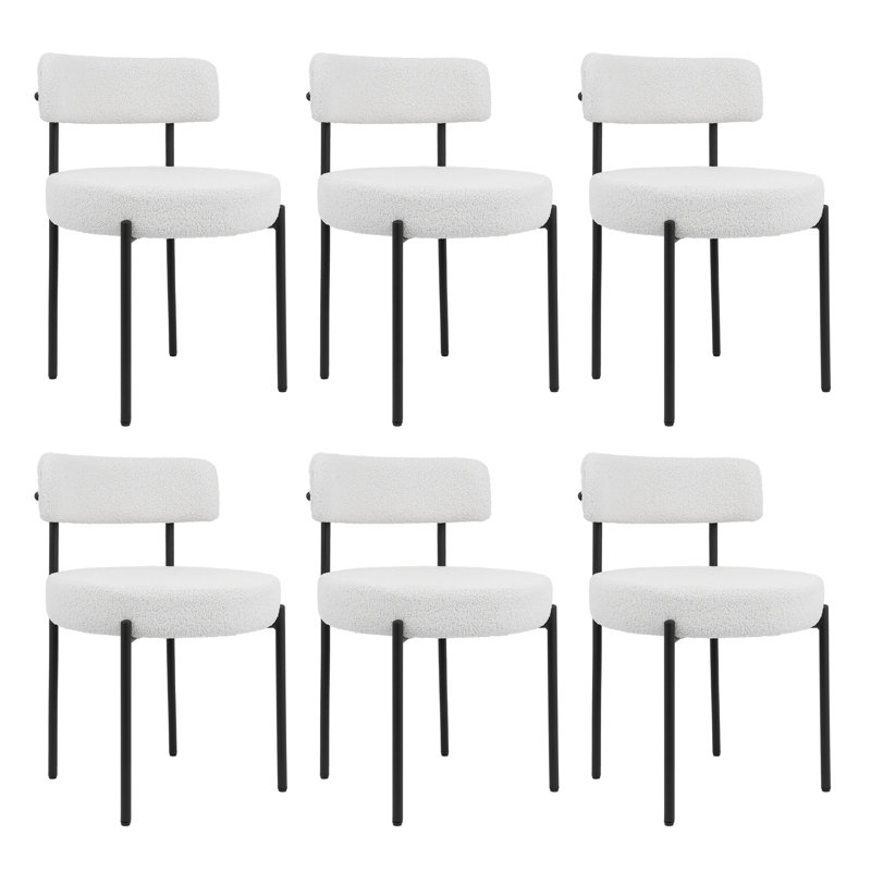 Ensemble de chaises de salle à manger Zarrin, Blanc