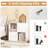 4-cube Bookcase With Dual Anti-tipping Kits & 2 Cabinets Storage Organizer-624841850