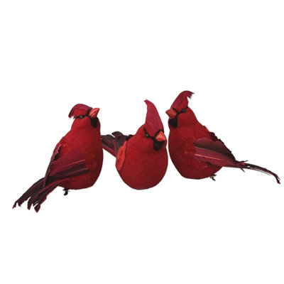 Ensemble de 3 décorations avec pinces assorties