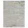 Space Age Hand Knotted Wool Viscose Area Rug in Silver/Ivory