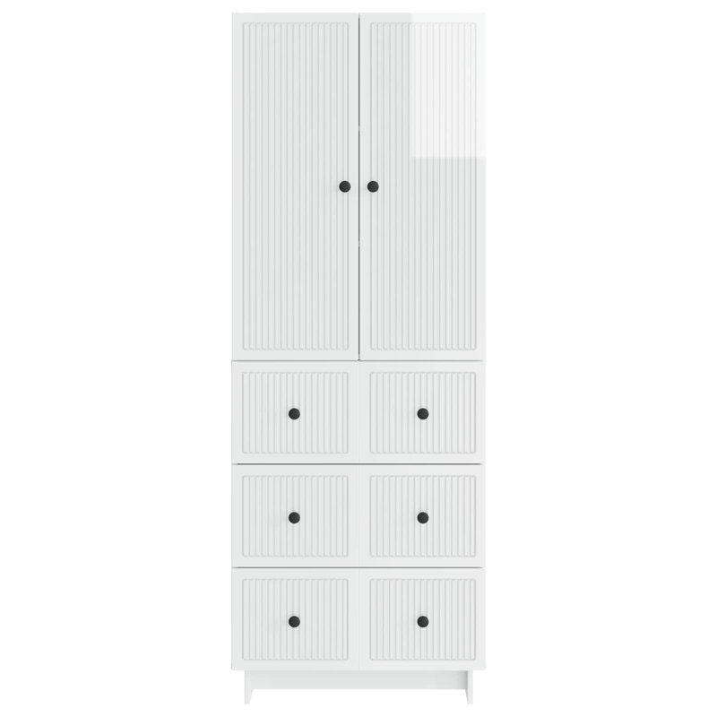 Storage Cabinet, High Gloss White