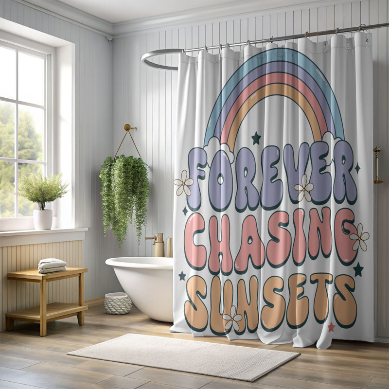 Tiare Shower Curtain, 74"H x 71"W