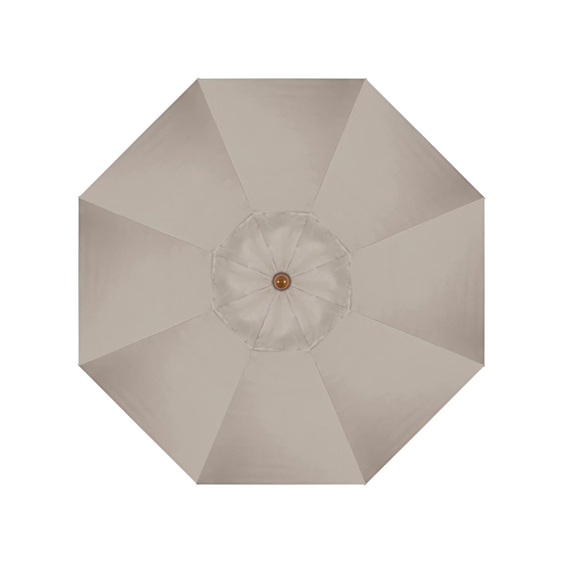 Parasol de marché octogonal 7,5 'x 7,5' Manon, Taupe