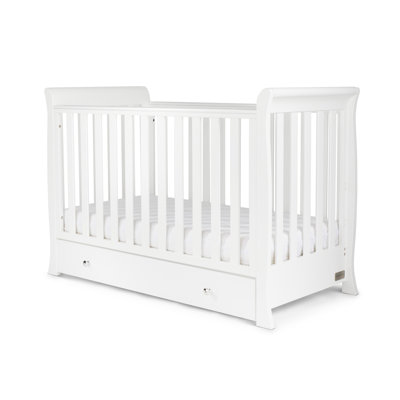 Snowdon 4 in 1 Mini Cot Bed and All Seasons Premium Pocket Sprung Mattress  - White