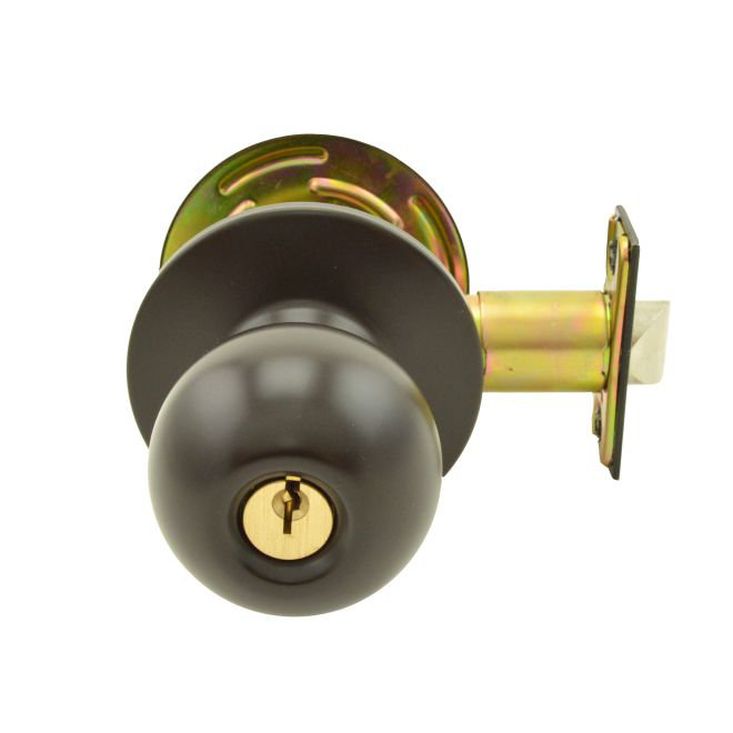 Keyed Door Knob, Oil Rubbed Bronze