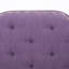 Tête de lit simple mauve avec boutons élégants et garniture cloutée en tissu-1330865871