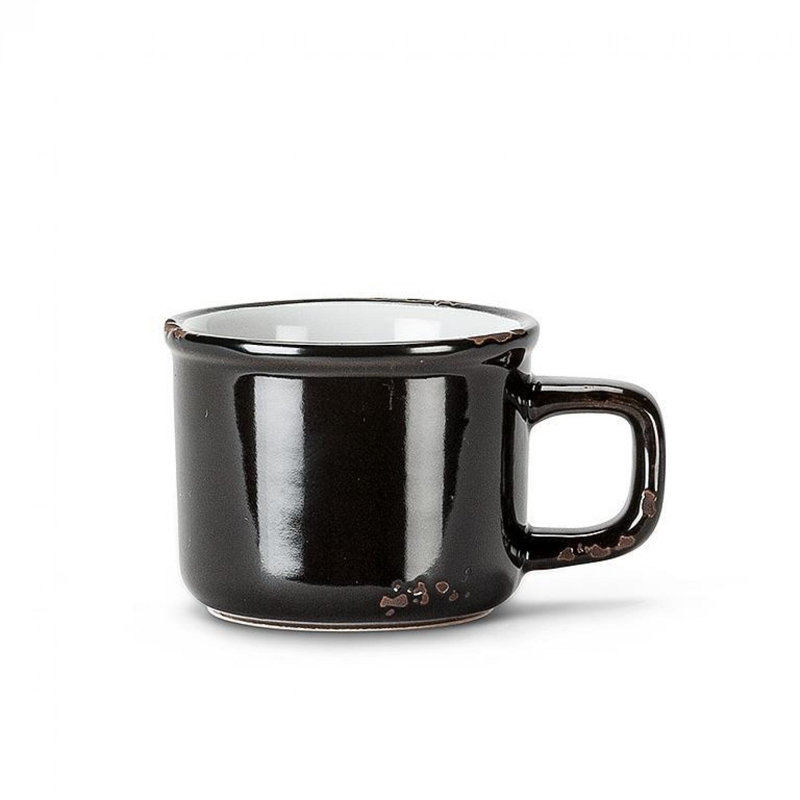 Tasse à expresso couleur terre cuite, Noir, noir, noir, noir
