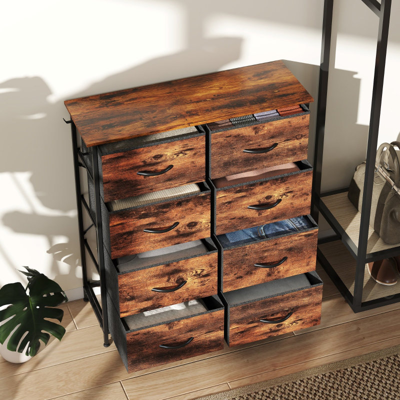86 cm W Chest of 8 Drawers