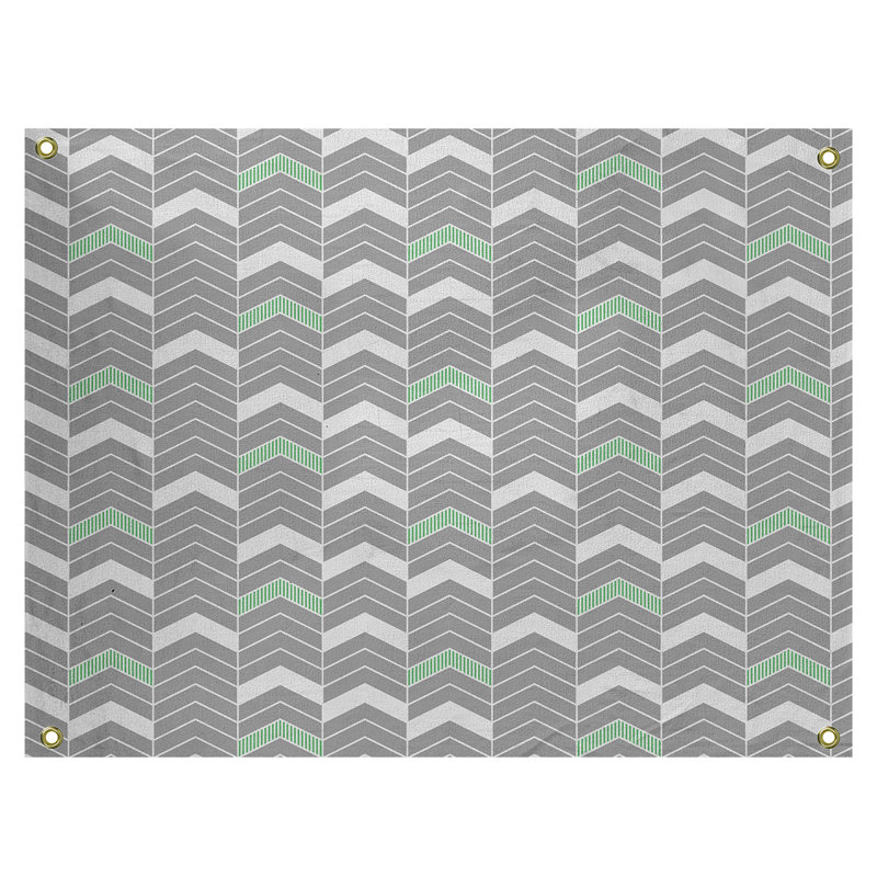 Tapisserie Stephenie, H 50 po x l 59 po, Vert
