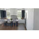 Terza Geometric Handmade Tufted Wool Area Rug in Gray