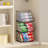 Stacking Can Dispensers 3 Tier with 3 Divider, Large Pantry Can Organizer, Beverage Drink Pop Soda Can Storage Basket, Can Holders for Pantry, Canned Food Rack Wire Bins for Kitchen Cabinet 