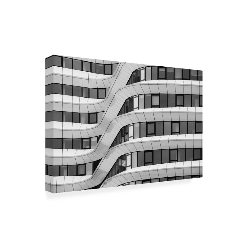 Greetje Van Son Wavy Facade Canvas Art, 12" H x 19" W