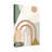 Abstract Abstract Geometric Shapes Rainbow Pattern