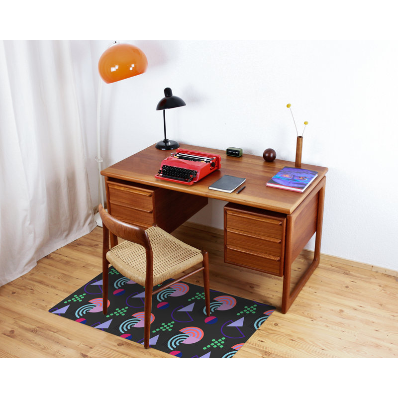 Myshell Hard Floor Rectangular Chair Mat, 70 x 100cm