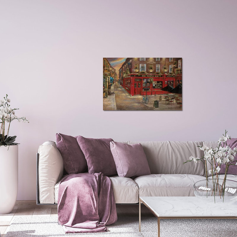 «The Temple Bar» par Ruane Manning - impression sans cadre, H 24 po x l 32 po x P 0,25 po