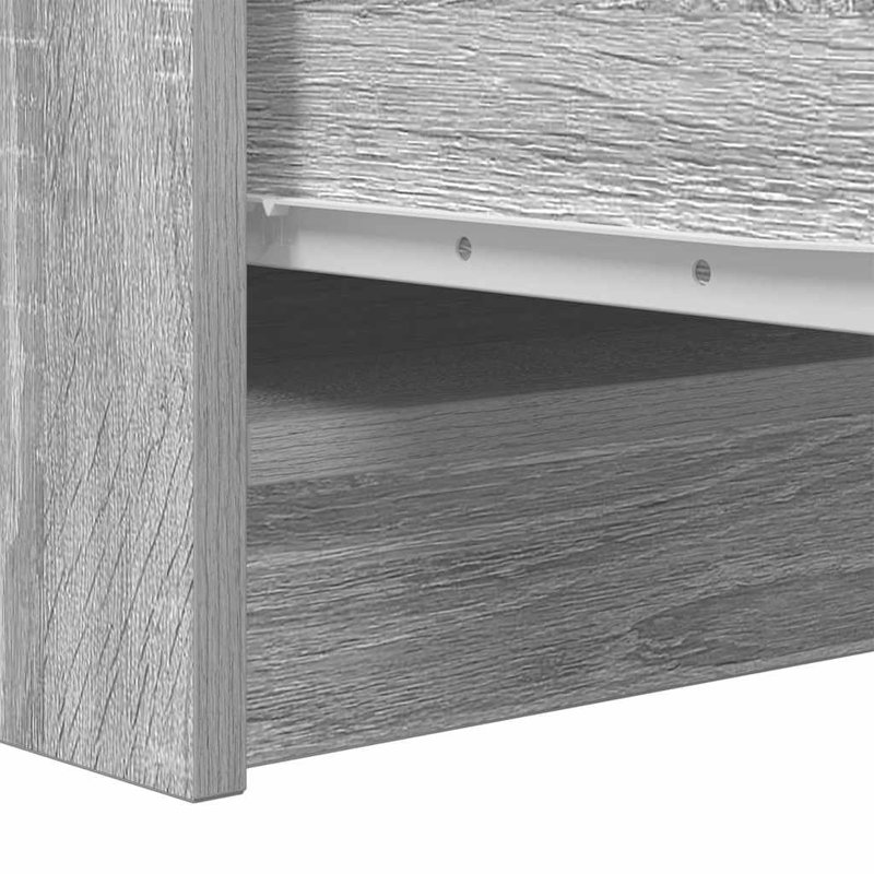 Sideboard 29.5X34x76 Cm Engineered Wood, Grey Sonoma