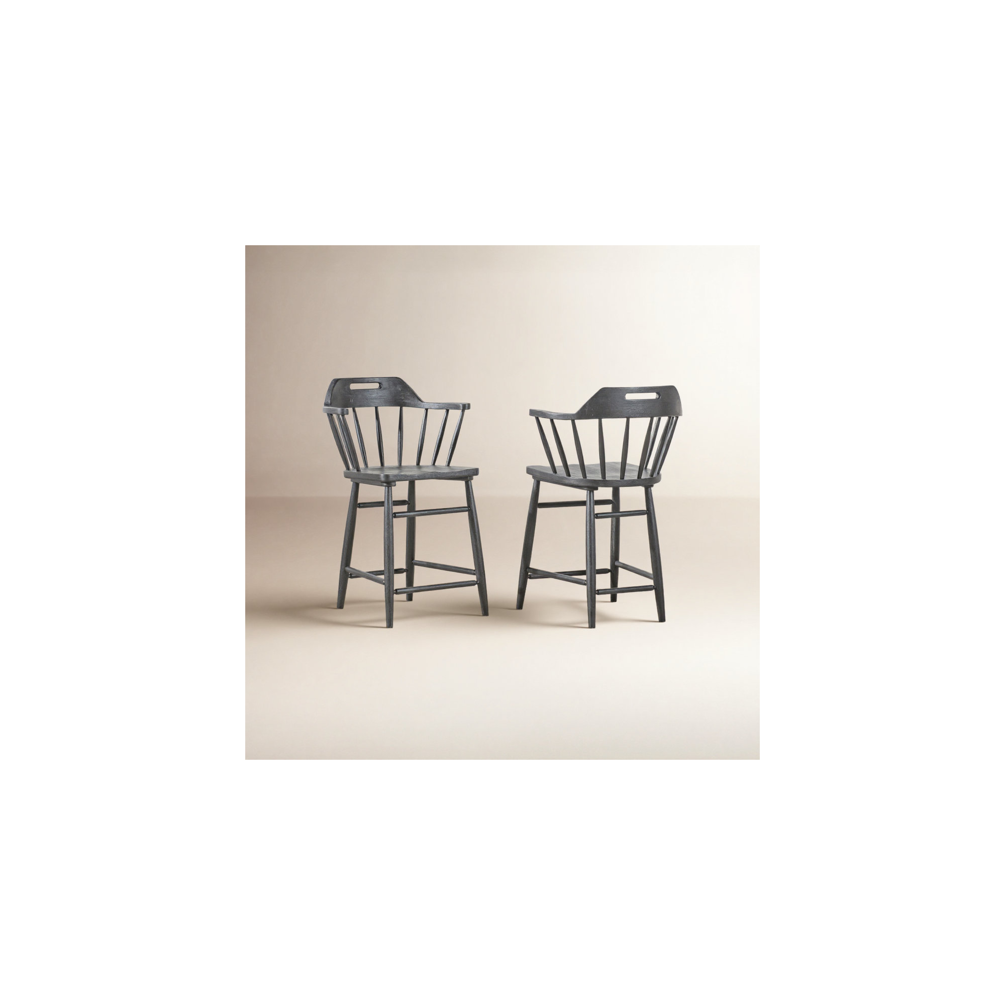 Country Living Counter Height Chair, Black