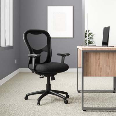 Chaise de travail multi-fonctions en maille à haut dossier avec glissière Apollo