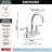 Two Handle Centerset Bathroom Faucet-125061990
