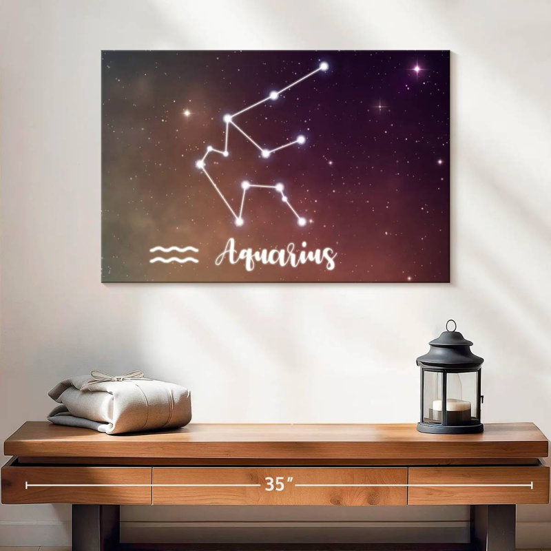 Adella Aquarius Constellation, 8" H x 12" W