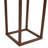 Modern Simplicity Assorted Square Black Metal Outdoor Planter - Brown-2129566268
