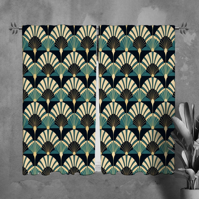 Tifffany Polyester Room Darkening Curtain Pair, L 40 po x L 82 po