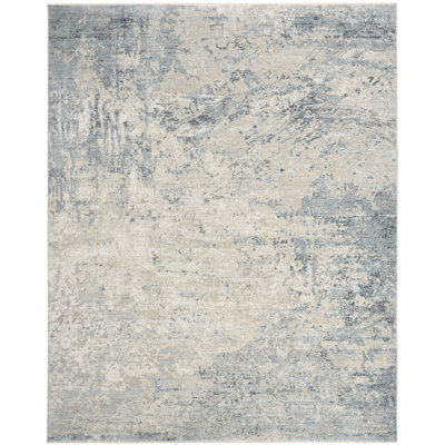 Greenes Blue Silver Modern Indoor Rug