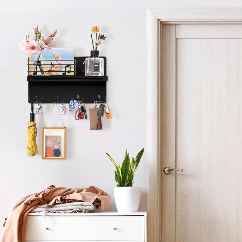 Wall Organizer with Mail Storage