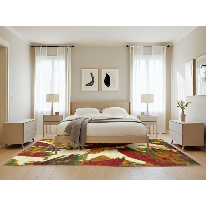 Tapis abstrait moderne 2562, Rectangle 5 pi x 8 pi